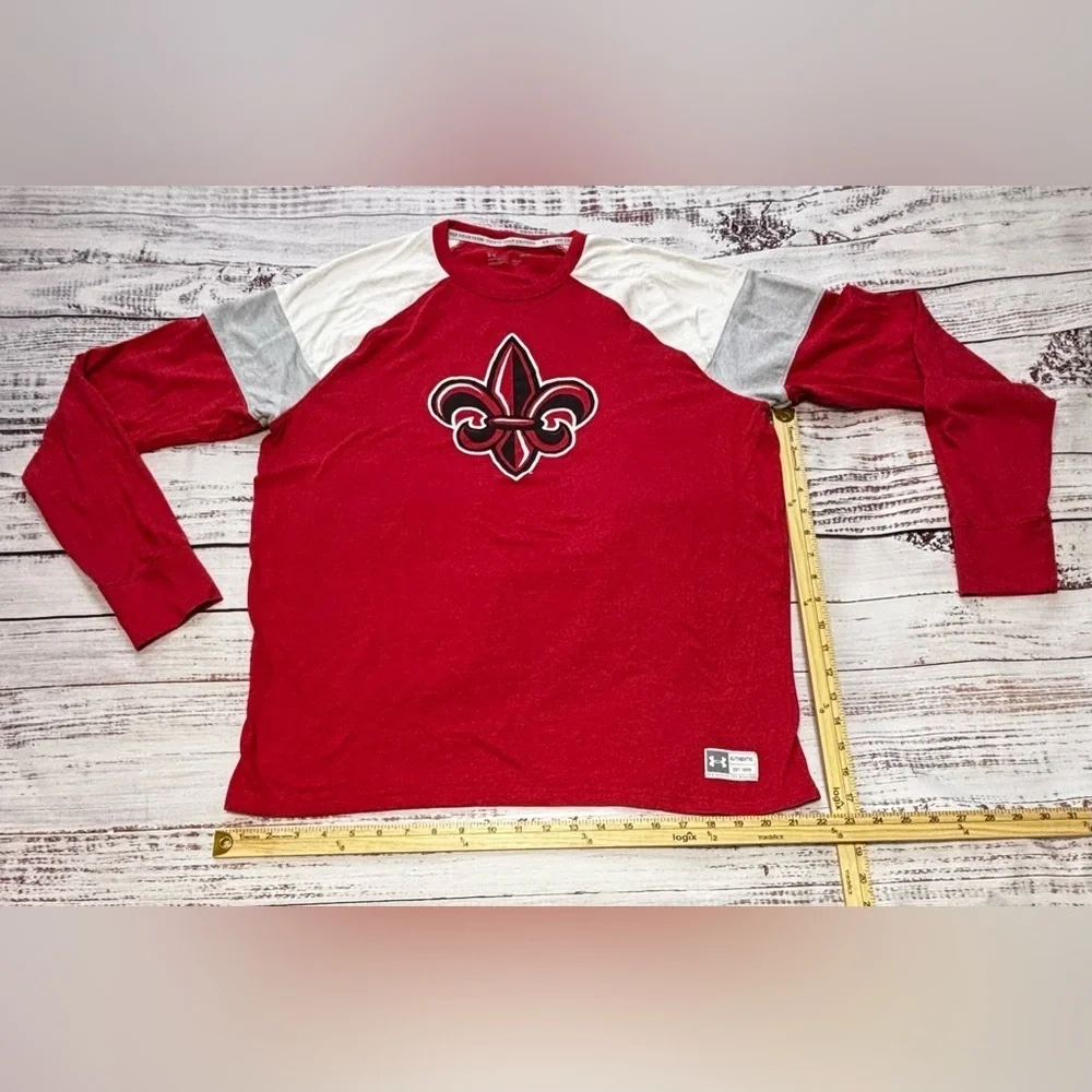 Under Armour Louisiana Ragin’ Cajuns Long Sleeve Tee - Picture 1 of 9